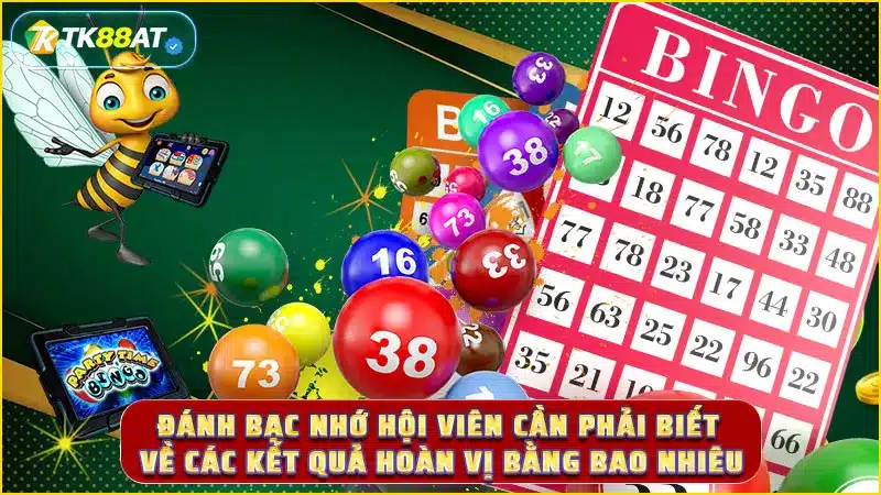 Đánh bạc nhớ hội viên cần phải biết về các kết quả hoàn vị bằng bao nhiêu