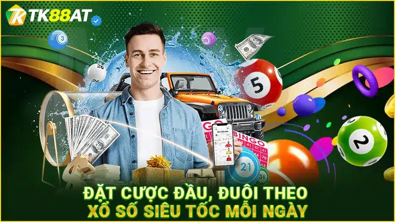 Đặt cược đầu, đuôi theo xổ số siêu tốc mỗi ngày