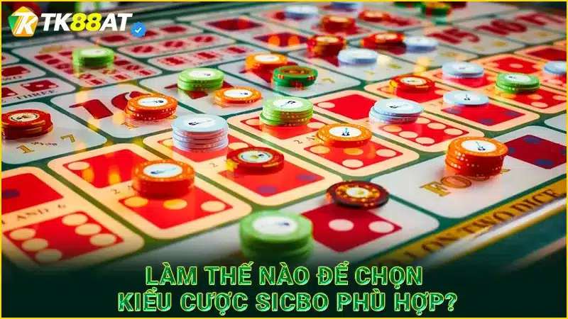 Làm thế nào để chọn kiểu cược Sicbo phù hợp?