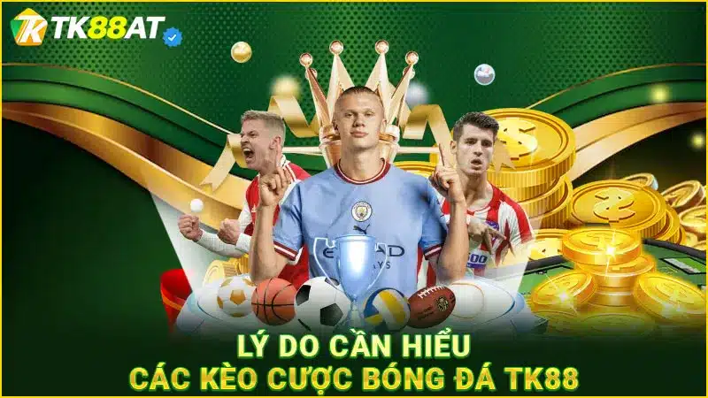 Lý do cần hiểu các kèo cược bóng đá TK88