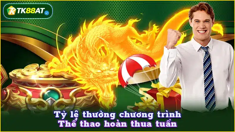 Tỷ lệ thưởng chương trình Thể thao hoàn thua tuần