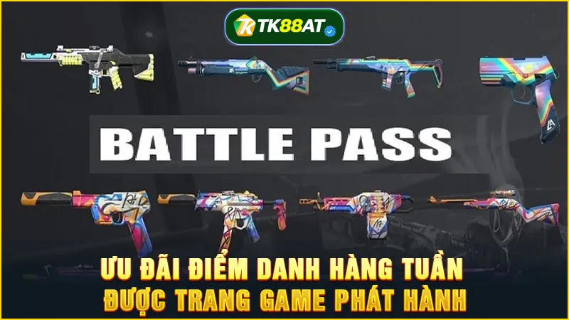 Ưu đãi điểm danh hàng tuần được trang game phát hành