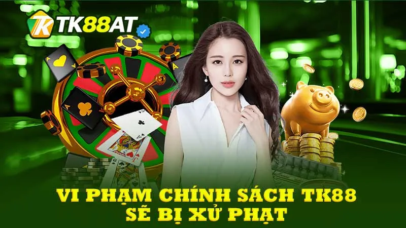 Vi phạm chính sách TK88 sẽ bị xử phạt